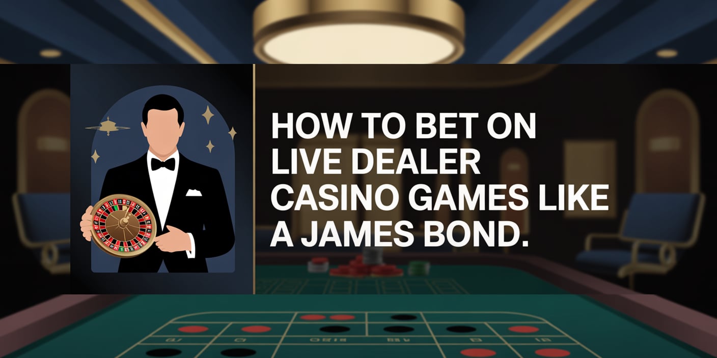 How to Bet on Live Dealer Casino Games like a James Bond 